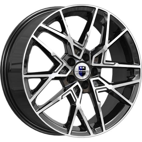 Диски K&K Вудроф 7x18 5*112 ET45 DIA57.1 Алмаз черный Литой