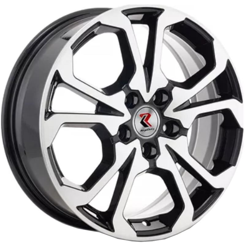 Диски RepliKey R242 6.5x17 5*114.3 ET49 DIA67.1 BKF Литой