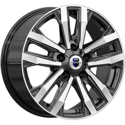 Диски K&K Мичиган 8x18 5*150 ET56 DIA110.1 Алмаз черный Литой