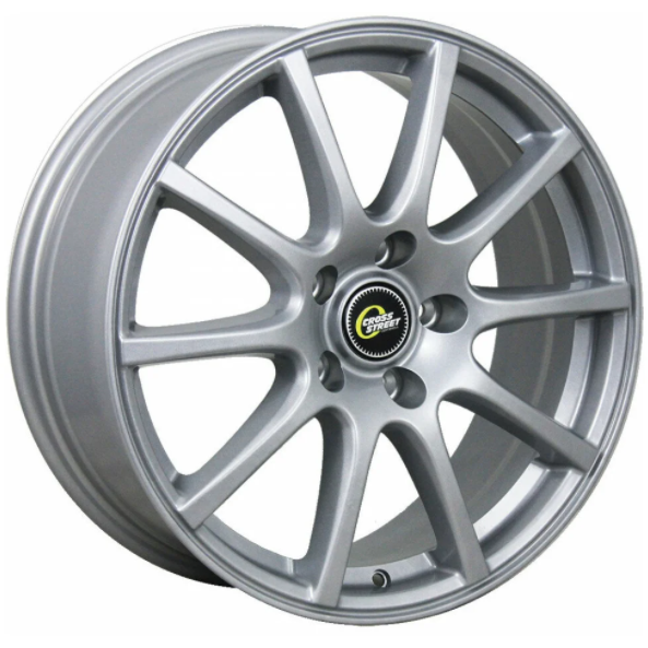 Диски Cross Street CR-16 7x17 5*114.3 ET45 DIA67.1 Silver Литой