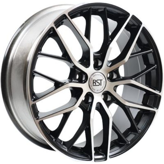 Диски RST R008 7.5x18 5*114.3 ET45 DIA67.1 BKFP Литой