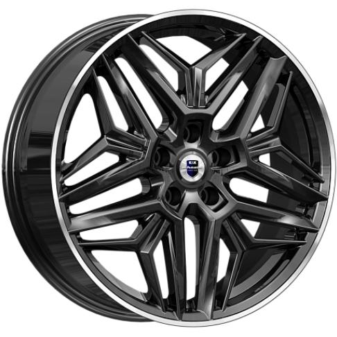 Диски K&K Колумб 7x19 5*114.3 ET35 DIA67.1 Алмаз черный Литой