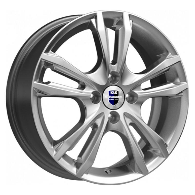 Диски K&K Samara 6x16 4*100 ET45 DIA67.1 Сильвер SK Литой