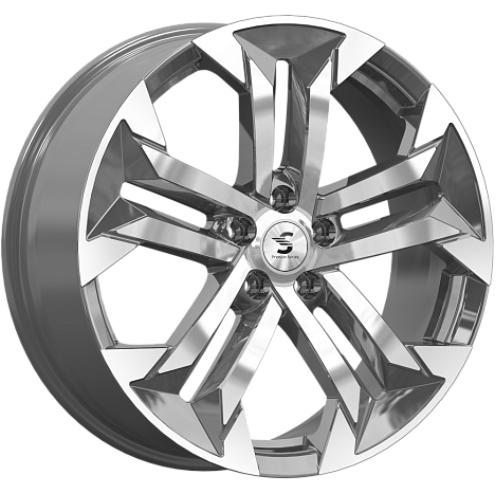 Диски Скад КР015 7.5x19 5*114.3 ET40 DIA64.1 Diamond gloss graphite Литой