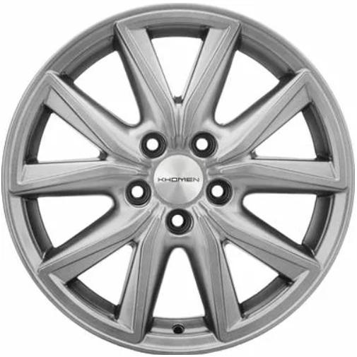 Диски Khomen KHW 1706 7x17 5*114.3 ET39 DIA60.1 G-Silver Литой