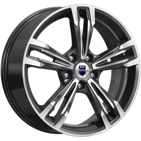 Диски K&K Karrera Light 7x18 5*108 ET35 DIA67.1 Алмаз черный Литой