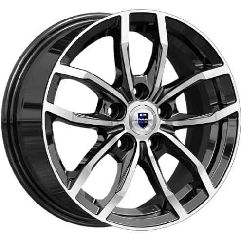 Диски K&K Фрост 6.5x15 5*114.3 ET43 DIA66.1 Алмаз черный Литой