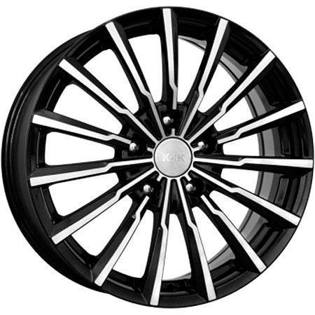 Диски K&K Акцент 5.5x14 4*100 ET46 DIA54.1 Алмаз черный Литой