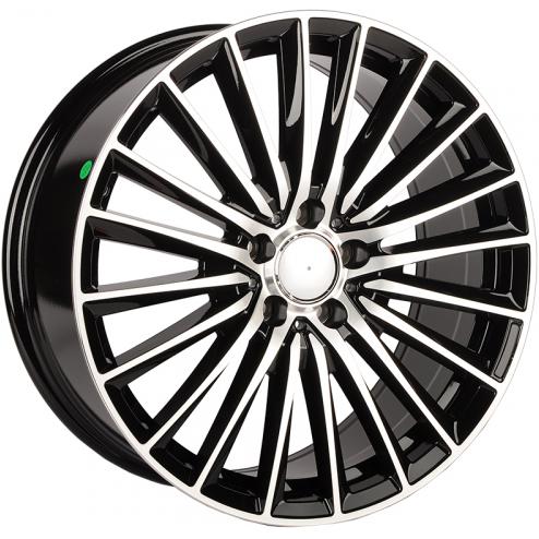 Диски Powcan 3S5909 7.5x18 5*112 ET40 DIA66.6 BKF Литой