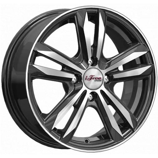 Диски iFree Маскот 6x15 4*100 ET46 DIA54.1 Блэк Джек Литой