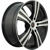 Диски Replica LA LX105 8.5x21 5*150 ET54 DIA110.1 BKF Литой