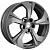 Диски Khomen KHW 1724 7x17 5*108 ET40 DIA54.1 Gray Литой