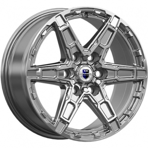 Диски K&K Дистрикт 8x18 6*139.7 ET42 DIA100.1 Дарк платинум Литой