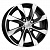 Диски K&K Джемини 5.5x14 4*100 ET43 DIA60.1 Алмаз черный Литой