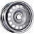 Диски Trebl X40915 6x15 4*100 ET40 DIA60.1 Silver Штампованный