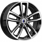 Диски K&K Каланг 6.5x17 5*139.7 ET40 DIA98.1 Алмаз черный Литой