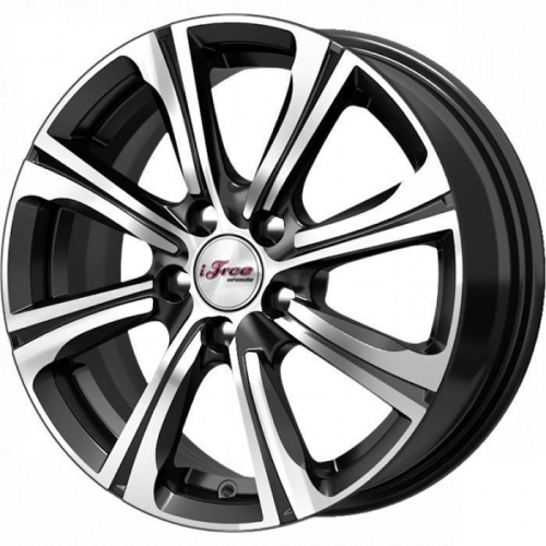 Диски iFree Апероль 6x15 5*100 ET38 DIA57.1 Блэк Джек Литой