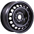 Диски Magnetto 17001 7.5x17 5*108 ET52 DIA63.3 Black Штампованный