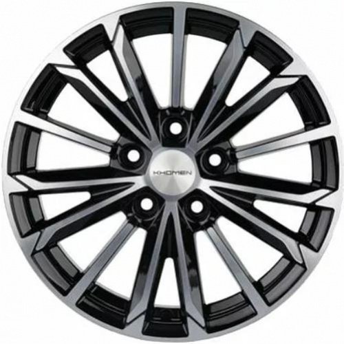 Диски Khomen KHW 1611 6.5x16 5*114.3 ET40 DIA66.1 Black-FP Литой