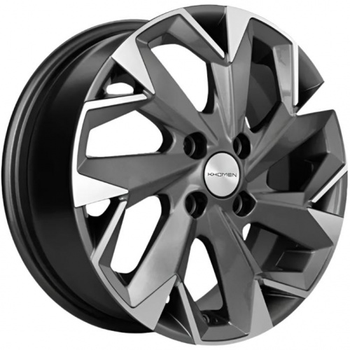 Khomen KHW 1508 6x15 4*100 ET46 DIA54.1 Gray-FP Литой