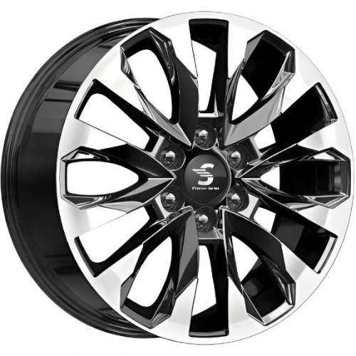 Диски K&K КР007 8x20 6*139.7 ET60 DIA95.1 Алмаз черный Литой