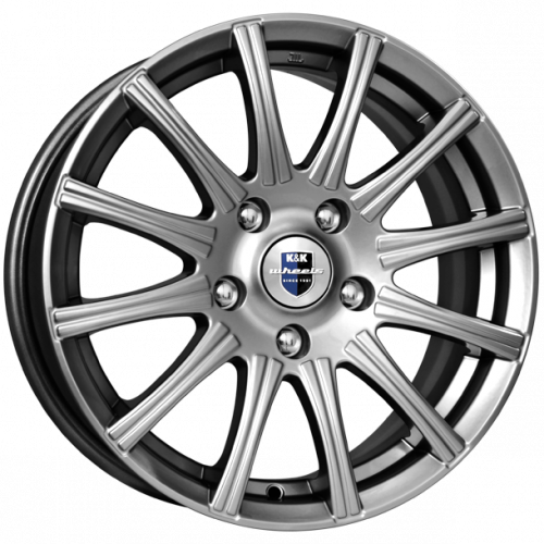 Диски K&K Сиеста 6x15 4*100 ET45 DIA67.1 Дарк платинум Литой