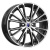 Диски K&K Меандр 6x16 4*100 ET41 DIA60.1 Алмаз черный SK Литой
