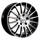 Диски X'trike X-128 6.5x16 5*110 ET37 DIA65.1 BKFP Литой
