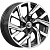 Диски K&K КС1030 6x15 4*100 ET40 DIA60.1 Алмаз черный Литой