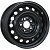Диски Trebl X40930 7x17 5*108 ET55 DIA63.3 Black Штампованный