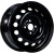 Диски Trebl 64A49A 6x15 4*100 ET49 DIA56.6 Black Штампованный