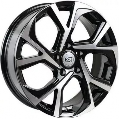 Диски RST R087 6.5x17 5*114.3 ET37 DIA66.6 BKFP Литой
