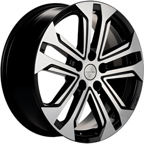 Диски Khomen KHW 1803 7x18 5*114.3 ET35 DIA60.1 Black-FP Литой