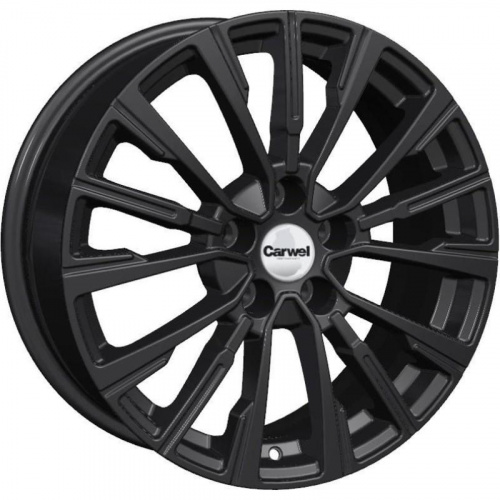 Диски Carwel Базан 7x17 5*114.3 ET37 DIA66.6 BL Литой