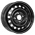 Диски Trebl X40006 6x15 4*100 ET45 DIA56.6 Black Штампованный