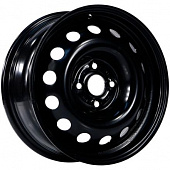 Диски Trebl X40915 6x15 4*100 ET40 DIA60.1 Black Штампованный