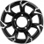 Диски Khomen KHW 1505 5.5x15 5*139.7 ET5 DIA98.5 Black-FP Литой Диски Khomen KHW 1505 5.5x15 5*139.7 ET5 DIA98.5 Black-FP Литой