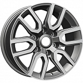 Диски Khomen KHW 1723 8x17 6*139.7 ET38 DIA67.1 Gray-FP Литой