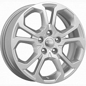 Диски K&K КС892 6.5x17 5*114.3 ET50 DIA66.1 Сильвер Литой