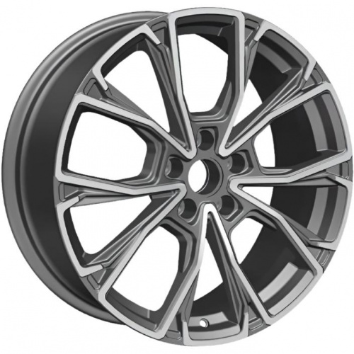 Диски Khomen KHW 1907 7.5x19 5*108 ET38 DIA60.1 Gray-FP Литой
