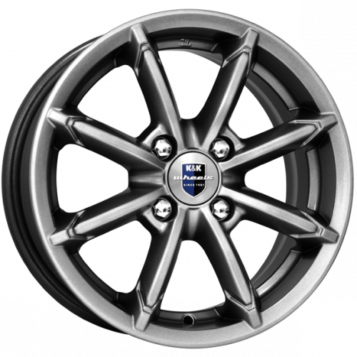 Диски K&K Sportline 6x14 4*100 ET30 DIA67.1 Дарк платинум Литой