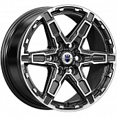Диски K&K Дистрикт 8x18 6*114.3 ET46 DIA67.1 Алмаз черный Литой