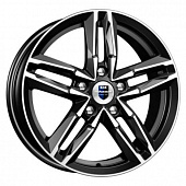 Диски K&K Sayan 6x16 5*114.3 ET50 DIA67.1 Алмаз черный Литой