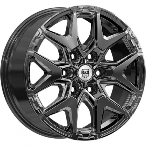 Диски K&K Гангут 7.5x18 6*139.7 ET40 DIA92.5 Черный Литой