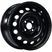 Диски Trebl 7915 6x15 4*100 ET43 DIA56.6 Black Штампованный