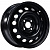 Диски Trebl 7915 6x15 4*100 ET43 DIA56.6 Black Штампованный