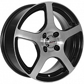 Диски X'trike X-118 6x15 4*114.3 ET40 DIA66.1 BKFP Литой