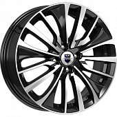 Диски K&K Flanker 6.5x17 5*112 ET38 DIA57.1 Алмаз черный Литой