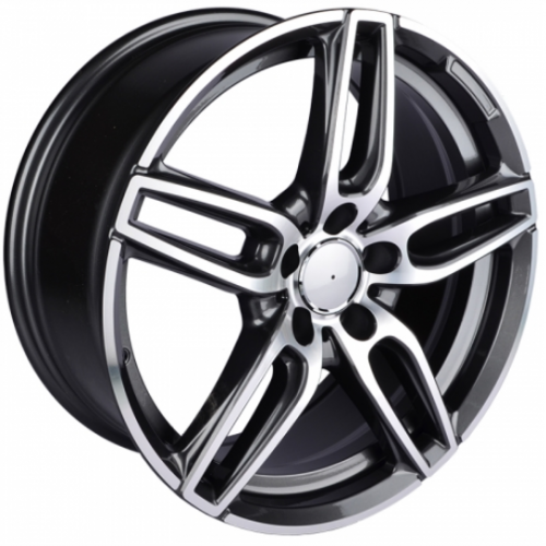Диски Powcan BK5434 7.5x17 5*112 ET45 DIA66.6 GMF Литой