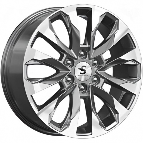 Диски Скад KP007 8x20 6*139.7 ET42 DIA75.1 Diamond gloss graphite Литой